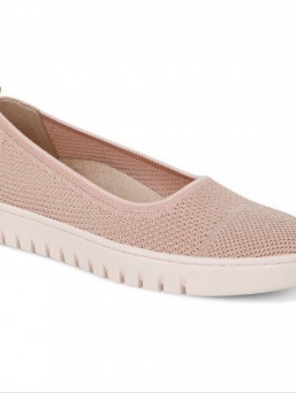 Vionic Uptown Skimmer Knit Sandals Womens 9.5 Wide Pink Casual Comfy Retro NEW